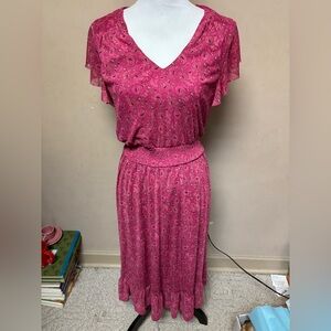 Evereve Vibrant Pink Dress